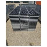 45ct 16"X90" Gravity Roller Conveyor Flow Racking