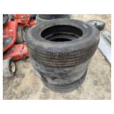 Lot of 4 Used Semi Tires