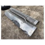 Lot of 2 Chrome Semi Truck Exhaust Covers