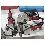 Lot of 3 Milwaukee 1" Hole Hawg Drills