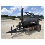Homemade BBQ Smoker Trailer