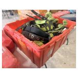 Crate of Assorted Harnesses