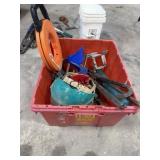 Crate of Assorted Tools