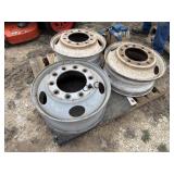 Lot of 3 Semi Wheels
