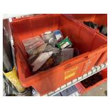 Tote of Assorted Screws and Fasteners