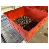Tote of Assorted Galvanized Pipe Fittings