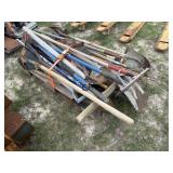 Pallet Lot of Assorted Yard Tools