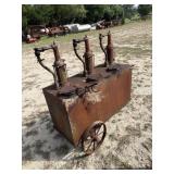 Antique Magnolene Oil Pump