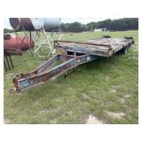 Triple Axle Pintle Hitch Equipment Trailer