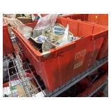 Tote of Assorted Plumbing Fittings