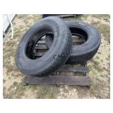 Lot of 2- 295/75R22.5 Tires
