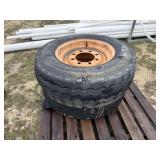 Lot of 2 Equipment Tires/Wheels