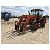Kubota M108S Cab/Air 4WD w/LA1403 Loader