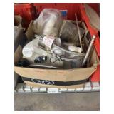 Box Lot of Assorted Plumbing Parts