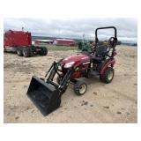 Yanmar SA223 w/Loader and Auger, 4WD, 53 Hours!