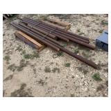 Lot of 8 HD Steel Solid Pipe