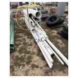 Crate of Assorted Size PVC Pipe