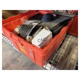 Tote of Assorted Plumbing Parts and Supplies