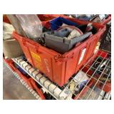 Tote of Assorted Plumbing Fittings