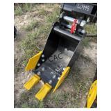 NEW SD Lanch Mini Excavator 20CM Toothed Bucket