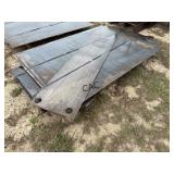 12pc Assorted Sz/gauge Steel Sheet Metal