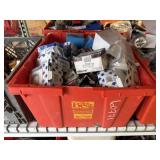 Tote of Assorted Plumbing Drains