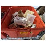 Tote of Assorted Plumbing Parts