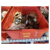 Tote of Assorted Plumbing Fittings