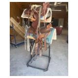 3 Saddle Rack w/2 Saddles