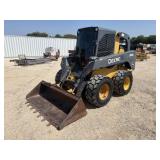 John Deere 332E Cab/Air Skid Steer
