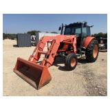 Kubota M108S Cab/Air 2WD w/LA1403 Loader/Bucket