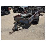 Single Axle Trailer Fence Repair Rig