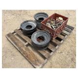 Lot of 3 Polaris Ranger Wheels & Ratchet Tie Downs