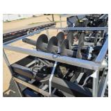 NEW JCT Skid Steer Hydraulic Auger w/3 Bits