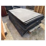 Pallet Lot of Assorted Size Rubber Mats