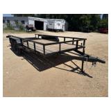 *2027 Salvation 78"x16ï¿½ T/A Utility Trailer