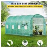 NIB VEVOR 15X7X7 Dome Tunnel Greenhouse