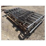 Lot of 5 Galvanized Cattle Panels & Trailer Ramps