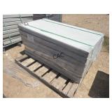 8pc 24x48 Light Gray Textured Pavers