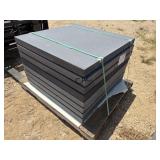 8pc 36x36 Dark Gray Non-textured Pavers
