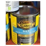 4pc 1GAL Cabot Solid Deck Stain w/Tint
