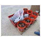 Pallet Lot of Steel Plumbing Fittings