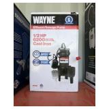 NEW Wayne 1/2HP Sewage Pump