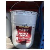 5GAL Valspar Oil-Base Barn & Fence RED