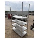 Aluminum Shelving Unit