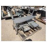 Pallet Lot of Aluminum Step Stools/Benches