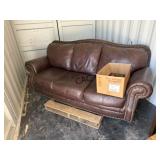 Brown Leather Couch