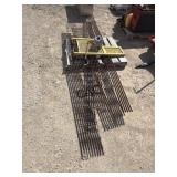 Pallet Lot of Mesh Panel Pieces & More