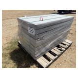 9pc 24x48 Light Gray Non-textured Pavers