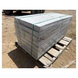 16pc 24x24 Light Gray Textured Pavers